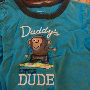 “Daddy’s little dude” t shirt